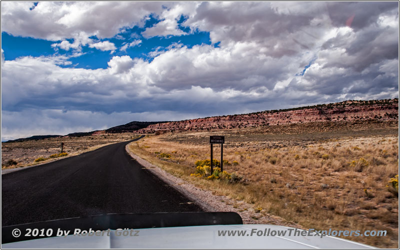 Lucerne Valley Recreation Rd, Staatsgrenze Utah & Wyoming