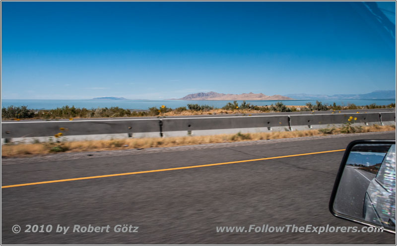 Interstate 80, Great Salt Lake, Utah Interstate 80, Great Salt Lake, Utah