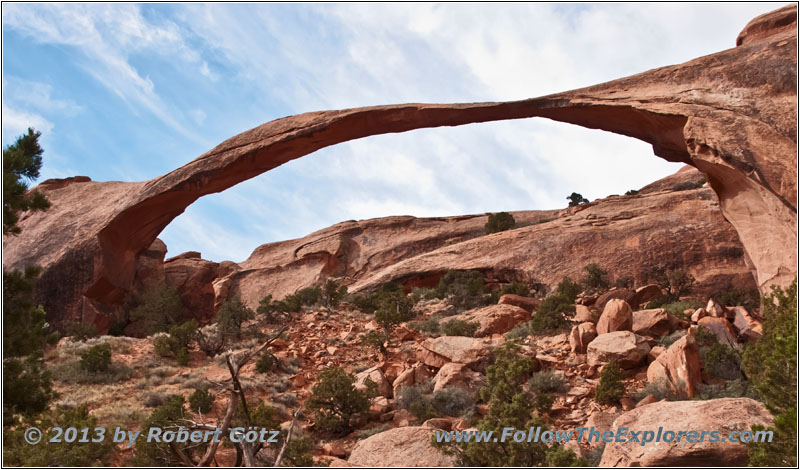 Moab Arches Landscape Arch