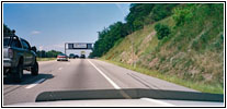 Interstate 70, Staatsgrenze Pennsylvania & West Virginia