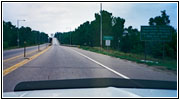 Highway 81, Missouri River, Yankton, Staatsgrenze Nebraska & South Dakota