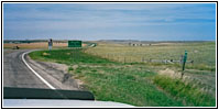 Highway 1804, Staatsgrenze South Dakota & North Dakota