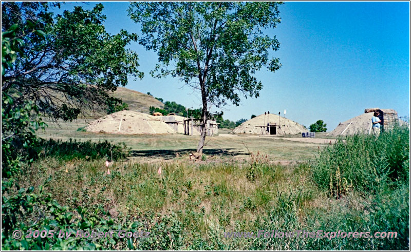 Ft. Abraham Lincoln, On-A-Slant Indian Village, North Dakota