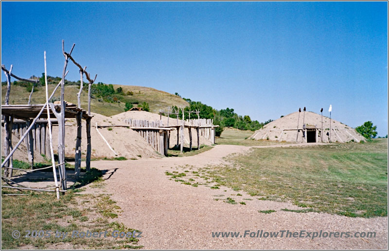 Ft. Abraham Lincoln, On-A-Slant Indian Village, North Dakota