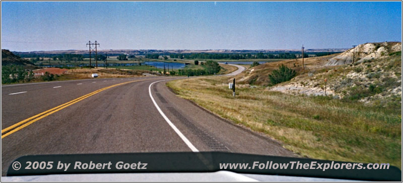 Highway 85, Missouri River, ND