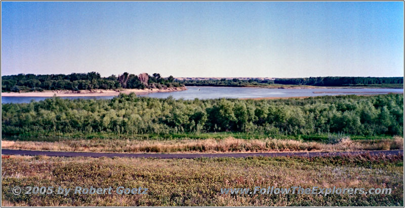 Zusammenfluss Yellowstone & Missouri River, North Dakota