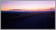 Sonnenuntergang Pryor Rd, Montana