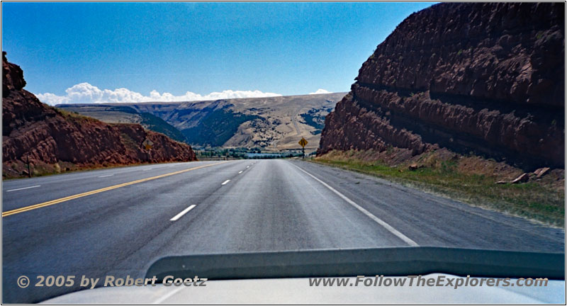 Highway 20, Wind River Canyon, Wyoming