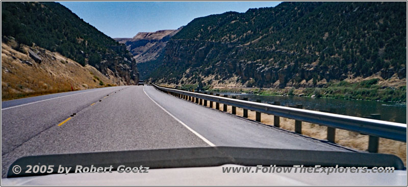 Highway 20, Wind River Canyon, Wyoming