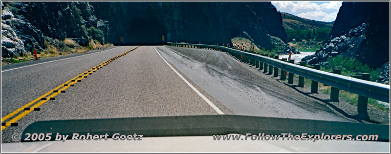 Highway 20, Wind River Canyon, Wyoming