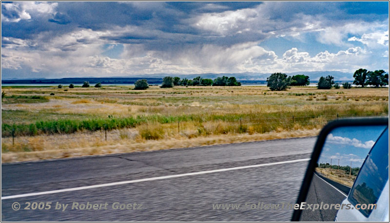 Highway 134, Ocean Lake, Wyoming