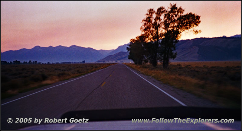 Sonnenuntergang Gros Ventre Rd, Wyoming