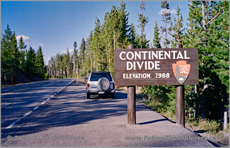 Continental Divide, Yellowstone National Park, Wyoming