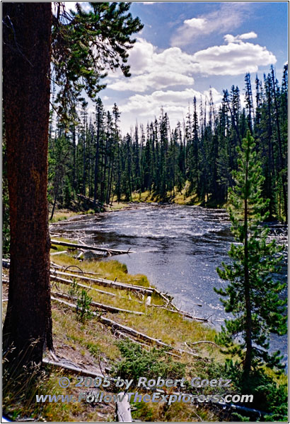 Lewis Channel Trail, Yellowstone National Park, Wyoming