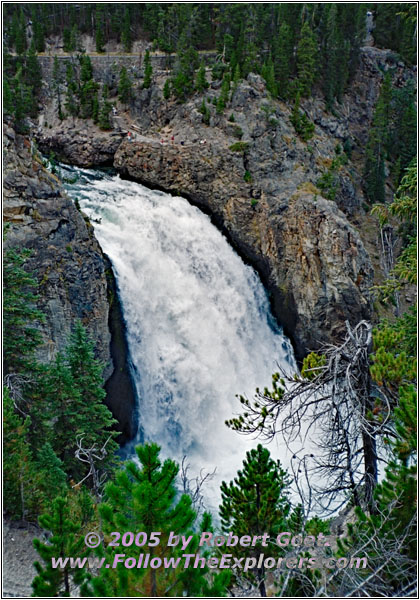 Upper Falls, Yellowstone River, Yellowstone National Park, WY