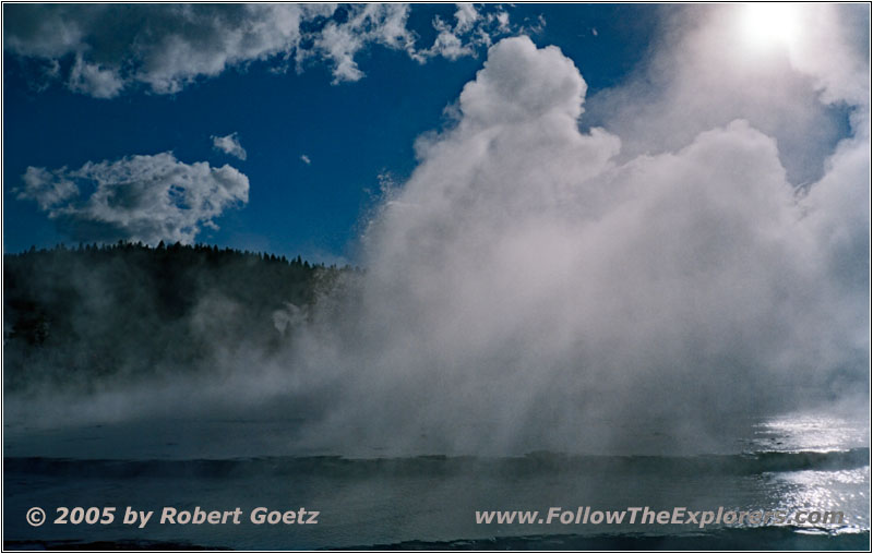 Great Fountain Geyser, Yellowstone National Park, WY