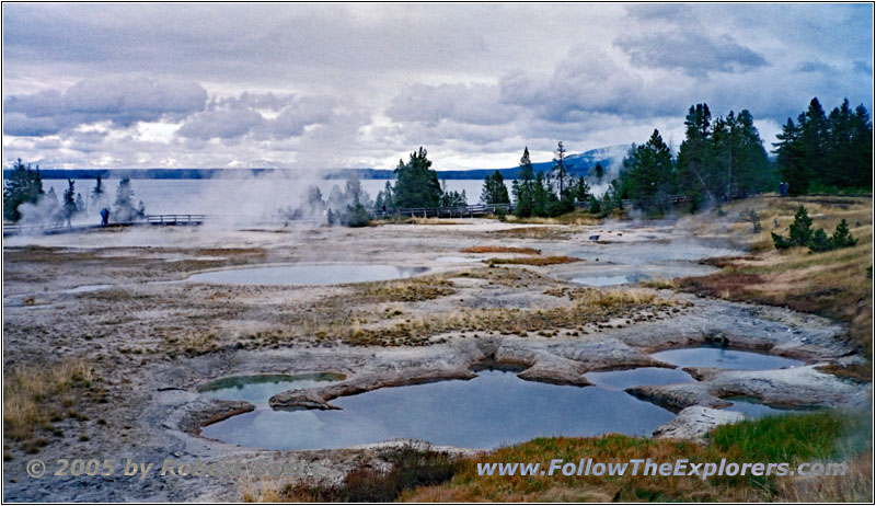 West Thumb Geyser Basin, Yellowstone National Park, Wyoming