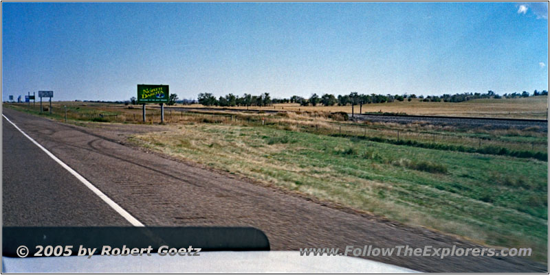 Interstate 94, Staatsgrenze Montana & North Dakota