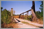 Brücke auf Backroad, Missouri