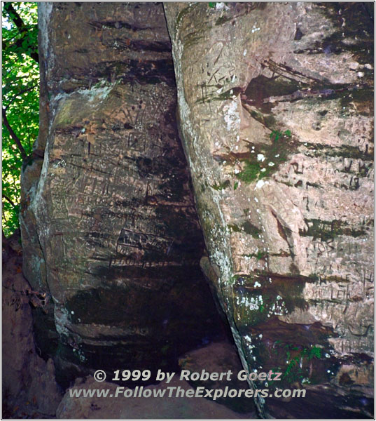 Petroglyphs, Indian Cave State Park