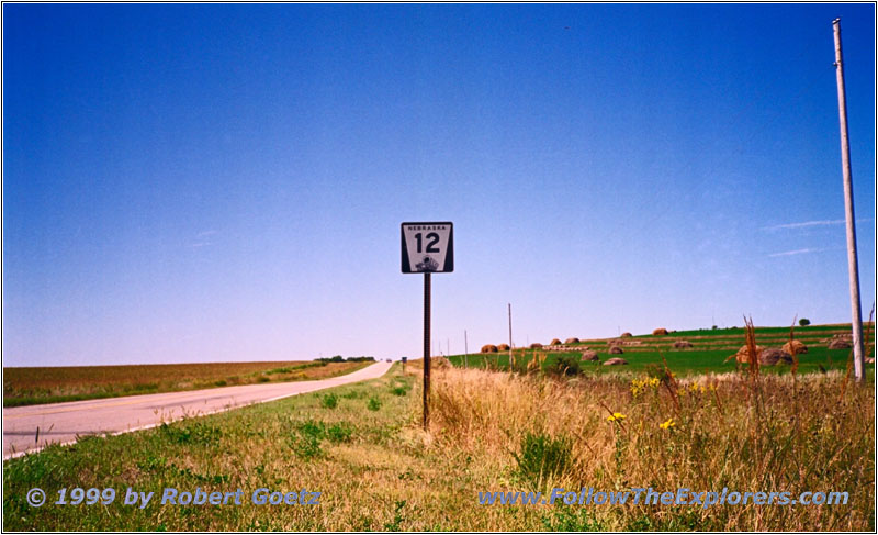 Highway 12 Schild, Nebraska