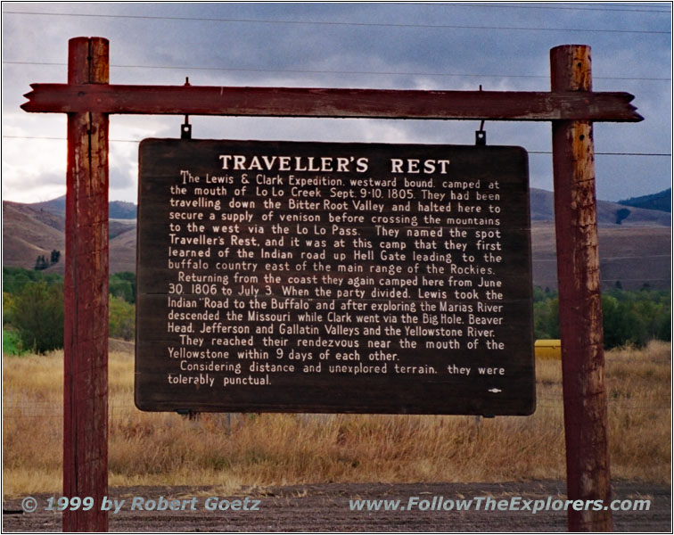 Travelers Rest, Lolo, Montana