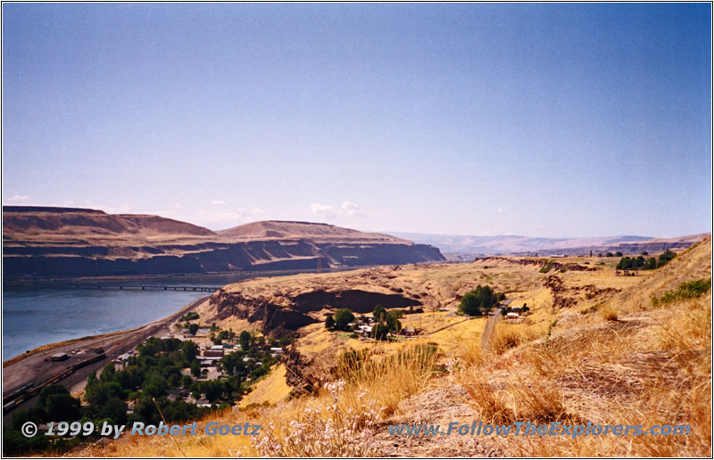 Columbia River, Celilo Fälle, Wishram Aussichtspunkt, Washington