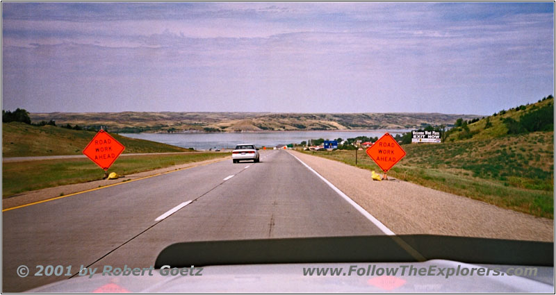 Missouri Fluß, Interstate 90, South Dakota