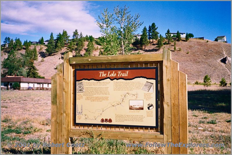 Schild Lolo Trail, Lolo, Montana