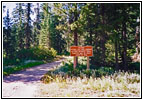 Schild Lolo Motorway, Forststraße FR500, Idaho