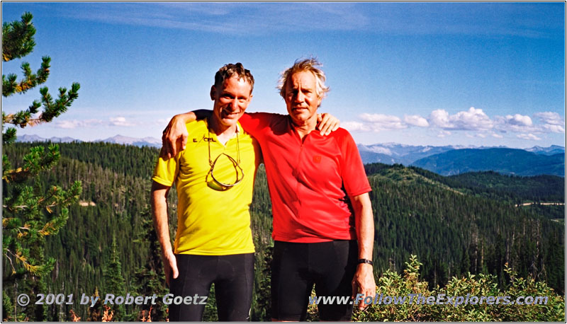 Rex und Mark, Lolo Motorway, Forststraße FR500, Idaho