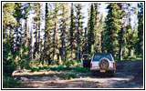 First Campsite at Lolo Motorway, FR500, ID