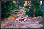 First Campsite at Lolo Motorway, FR500, ID