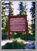 Gedenktafel Snowbank Camp, Lolo Motorway, FR500, Idaho