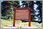 Gedenktafel Indian Post Office, Lolo Motorway, FR500, Idaho