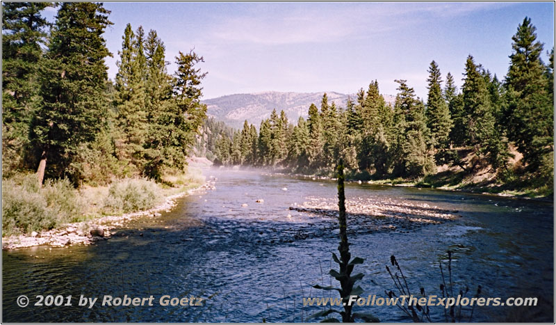 Blackfoot Fluß, Ninemile Prairie Road, Montana