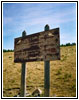 Trail Schild, Lewis & Clark Paß, Montana