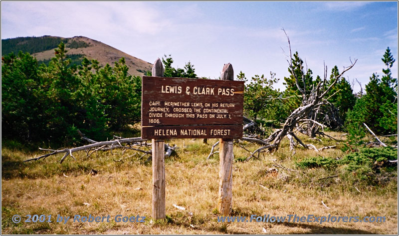 Continental Divide,Lewis & Clark Pass, MT