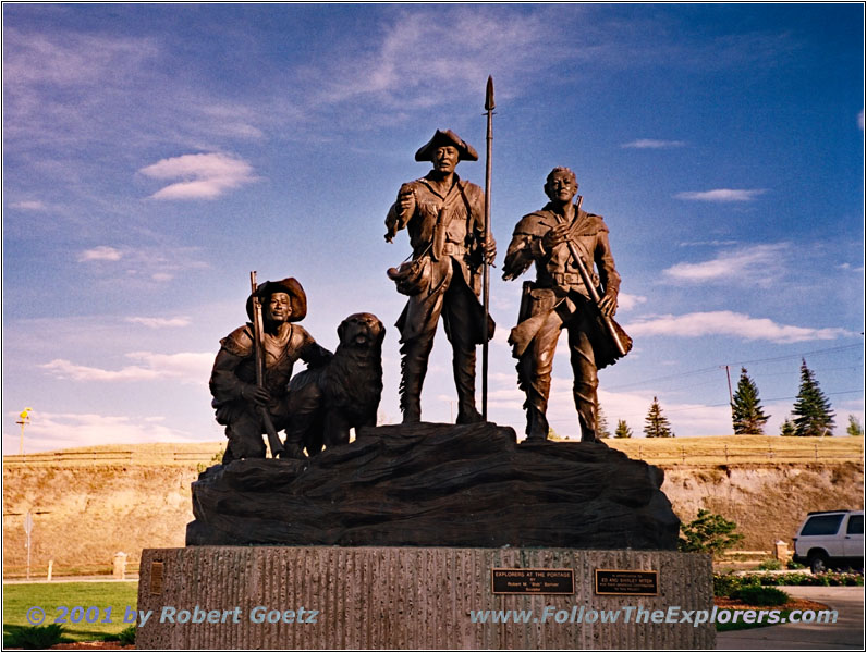 Lewis & Clark Statue, Overlook Park, Great Falls, Montana