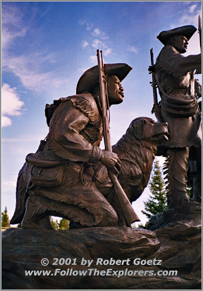Lewis & Clark Statue, Overlook Park, Great Falls, Montana