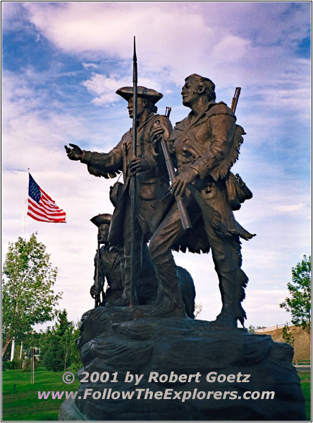 Lewis & Clark Statue, Overlook Park, Great Falls, Montana