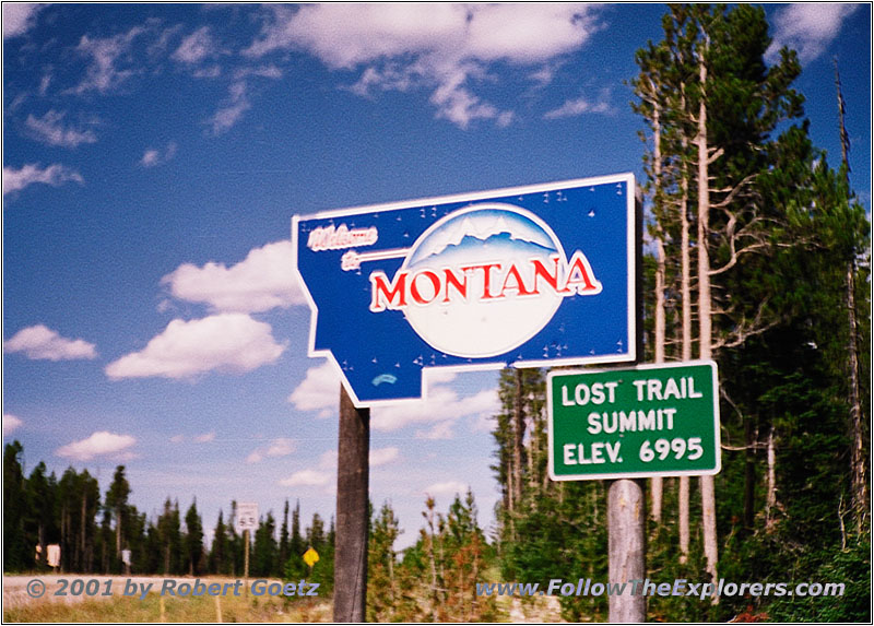 Lost Trail Paß, Highway 93, Montana