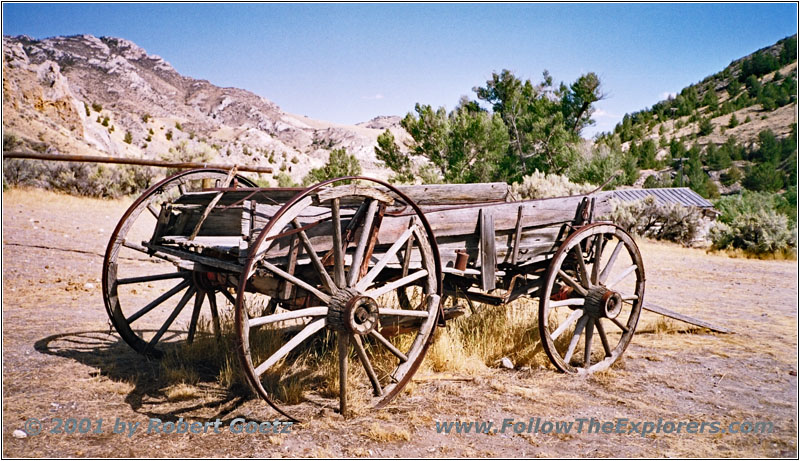 Wagon, Ghost Town Bannack, MT