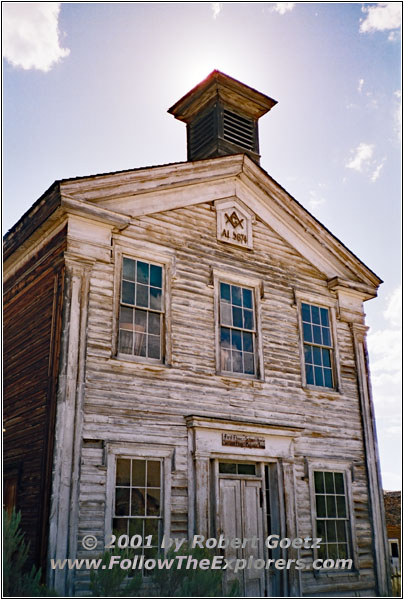 Schule & Masonic Lodge, Geisterstadt Bannack, Montana