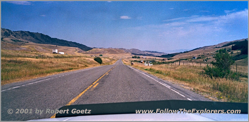 Frontage Road, Interstate 90, Montana