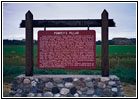 Gedenktafel Pompey’s Pillar, Montana