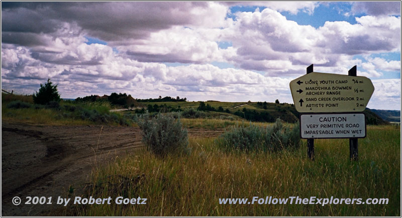 Makoshika State Park Road, Montana