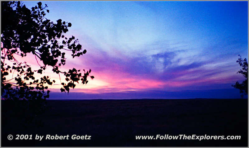 Sunset Backroad, MT