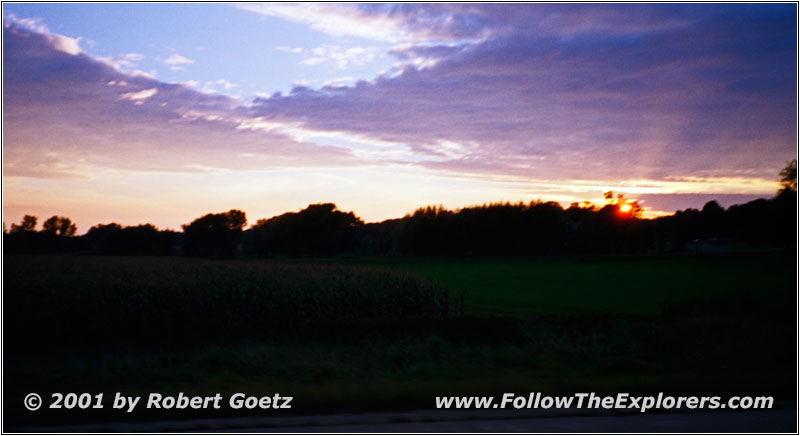 Sunset I–94, WI