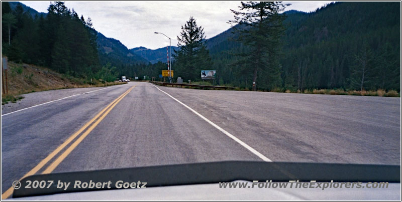 Highway 33, Staatsgrenze Idaho & Wyoming